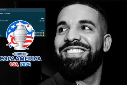 Drake apuesta un millón por Canadá en la Copa América 2024