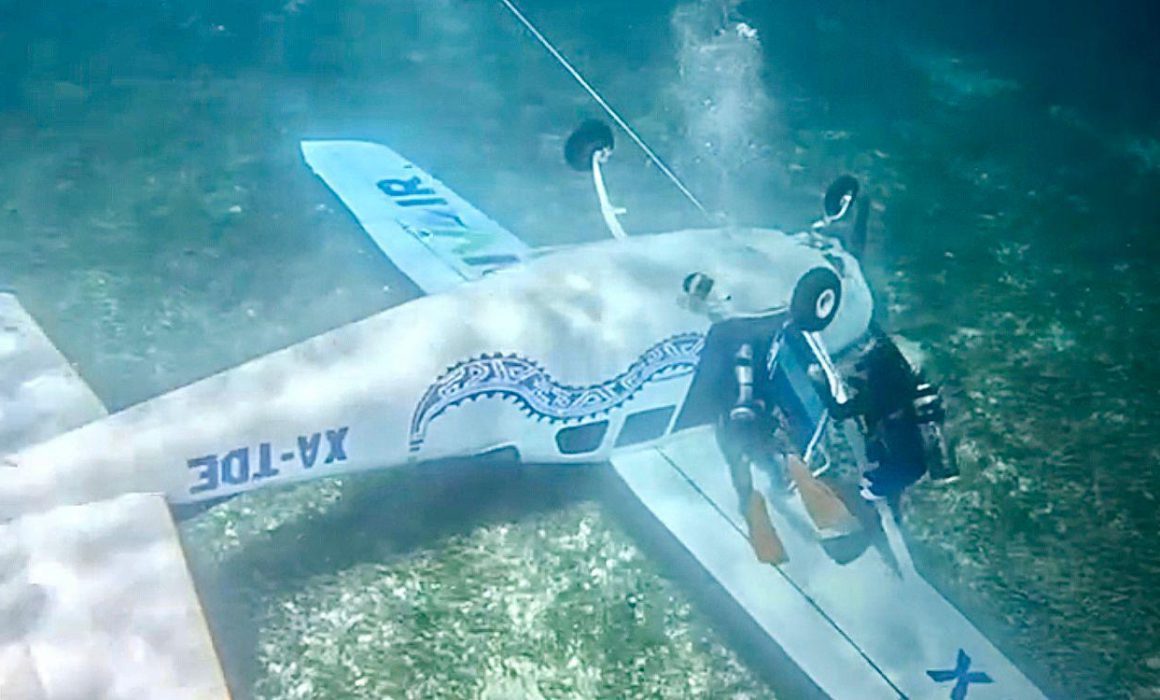 Avioneta se desploma en Cozumel: Piloto rescatado y sin heridas graves Avioneta se desploma en Cozumel: Piloto rescatado y sin heridas graves