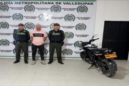 Motocicletas hurtadas: Dos detenidos en Valledupar