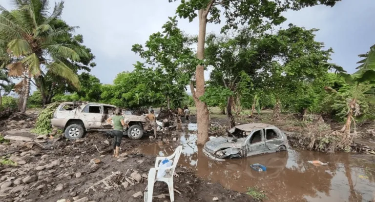 Delcy Rodríguez herida tras caída de árbol sobre su vehículo en Sucre