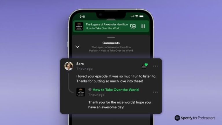 Spotify permitirá publicar comentarios en los podcast