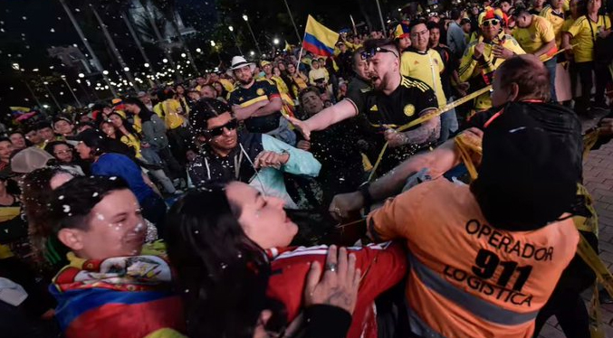 Riñas por final de la Copa América deja 5 muertos en Colombia