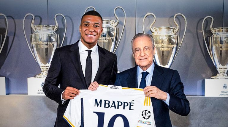 El Real Madrid recibe a Mbappé, su nueva estrella