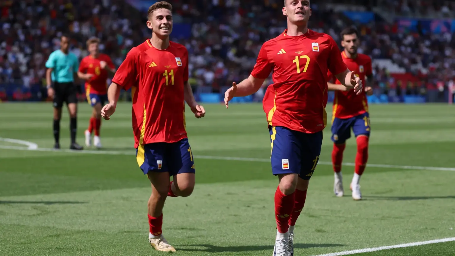 España gana 2-1 ante Uzbekistán en su debut olímpico