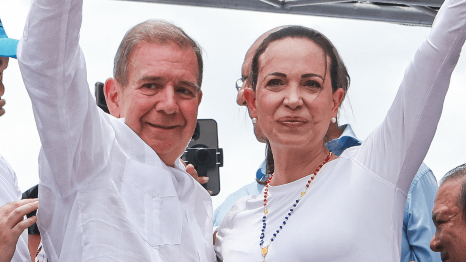 MCM y Edmundo González hacen cierre de campaña en Caracas MCM y Edmundo González hacen cierre de campaña en Caracas