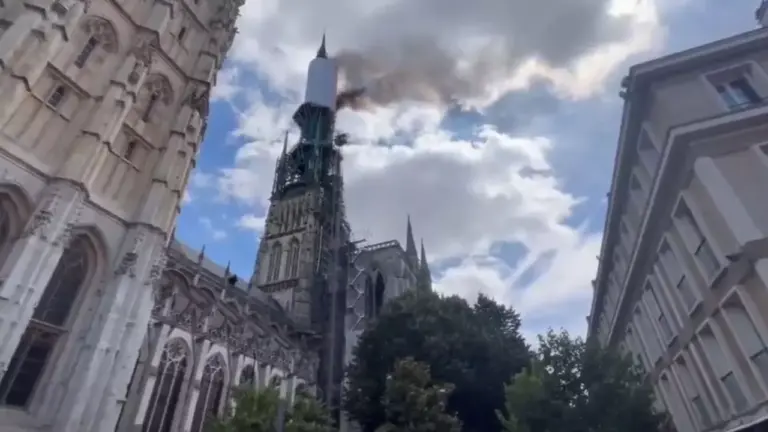 Incendio en la Catedral de Rouen, joya del impresionismo francés