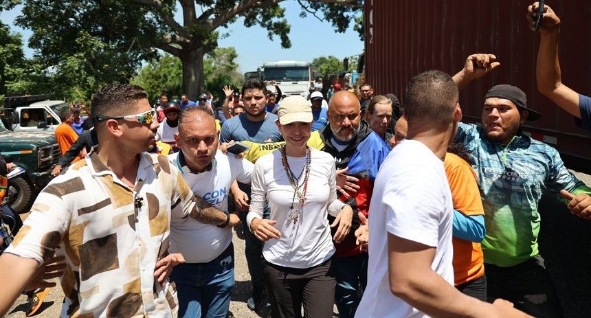 Vente Venezuela cierra campaña en Zulia con Machado y González Vente Venezuela cierra campaña en Zulia con Machado y González
