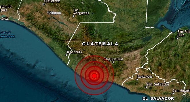 Fuerte temblor de 5.9 grados sacude Guatemala y El Salvador