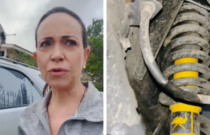 María Corina Machado denunció atentado a su vehículo en Barquisimeto