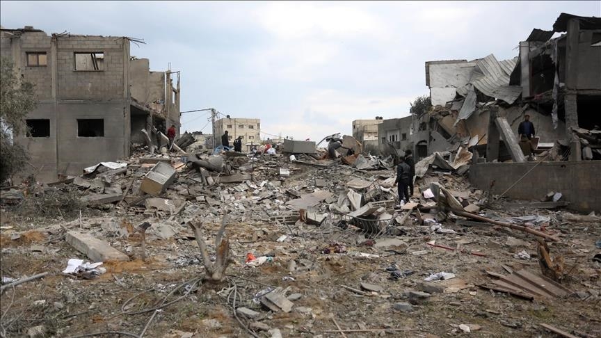 Ejército de Israel bombardea el este de Jan Yunis en la Franja de Gaza