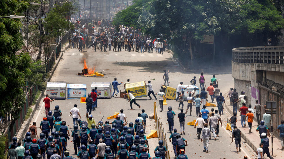 Bangladesh enfrenta un estallido de violencia por protestas estudiantiles