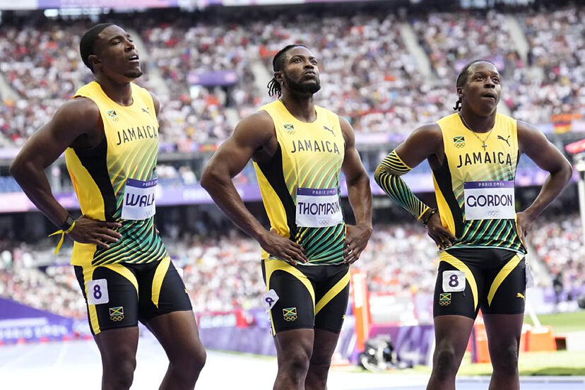 Jamaica se queda fuera de la final del 4x100 masculino en París 2024 Jamaica se queda fuera de la final del 4x100 masculino en París 2024