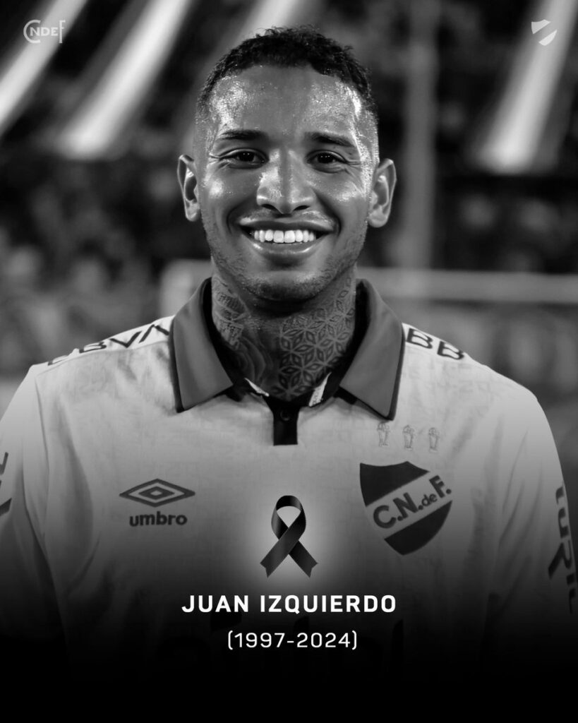 Fallece Juan Izquierdo, futbolista uruguayo de 27 años Fallece Juan Izquierdo, futbolista uruguayo de 27 años