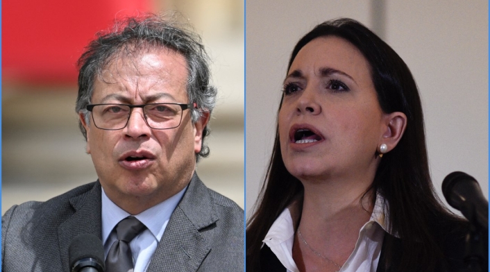 María Corina Machado responde a Gustavo Petro sobre la crisis venezolana