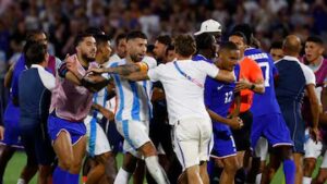 Francia derrota a Argentina 1-0 y avanza a semifinales en París 2024