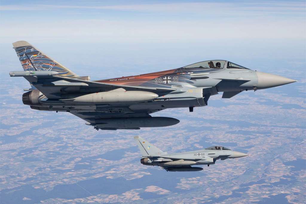Fuerza Aérea alemana intercepta avión de espionaje ruso