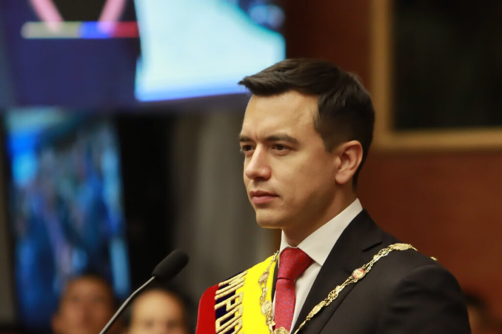 Daniel Noboa denuncia intento de sacarlo de la contienda electoral