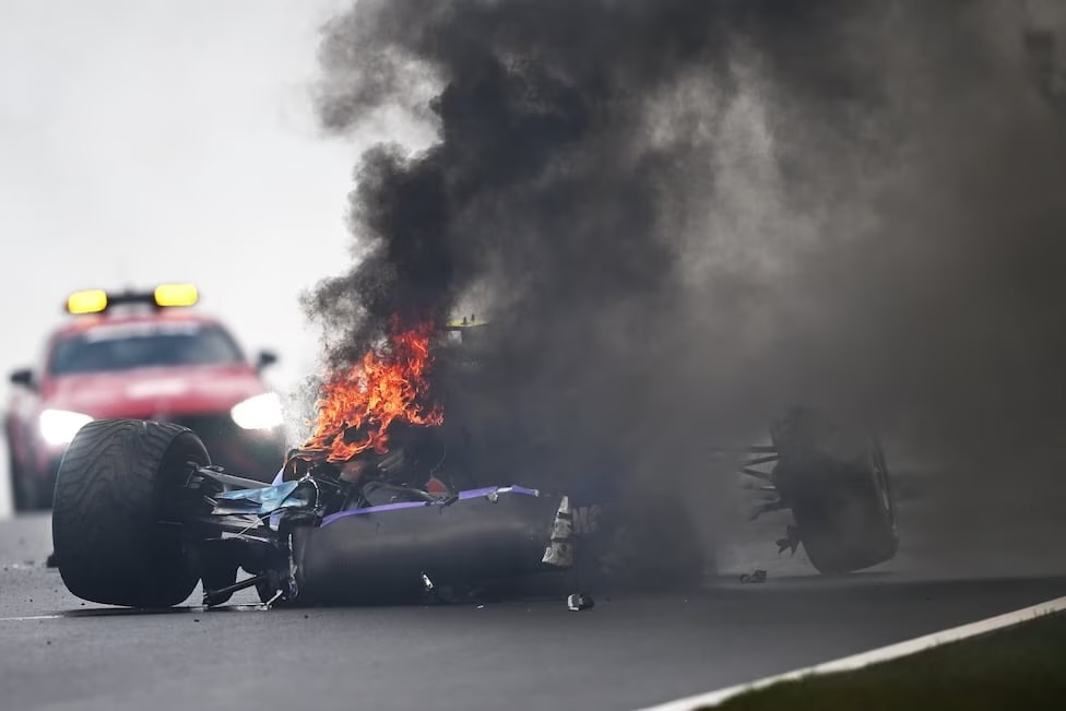 F1: Logan Sargeant sufre grave accidente en los entrenamientos del GP de Holanda