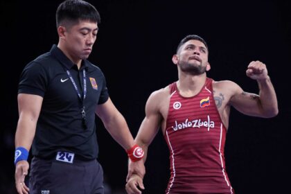 Raiber Rodríguez cae en busca del bronce en lucha grecorromana en París 2024