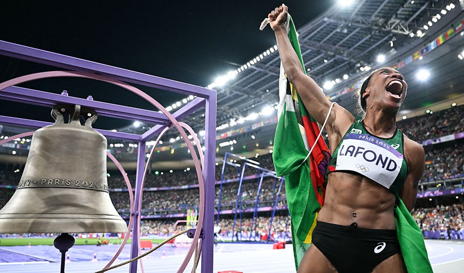 Thea Lafond consigue su primera medalla olímpica en triple salto Thea Lafond consigue su primera medalla olímpica en triple salto