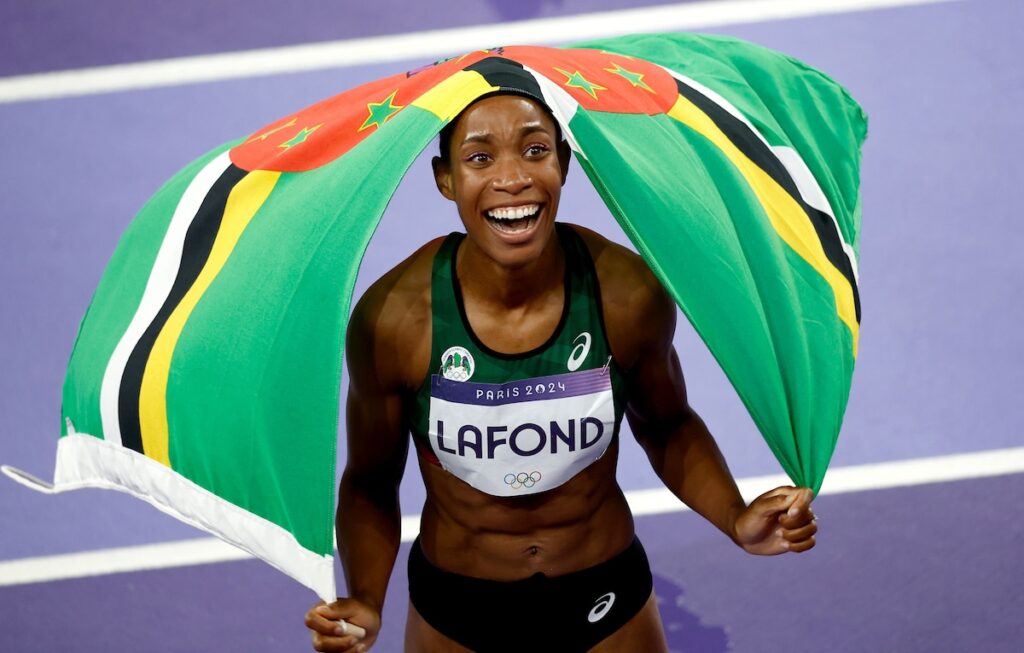 Thea Lafond consigue su primera medalla olímpica en triple salto Thea Lafond consigue su primera medalla olímpica en triple salto