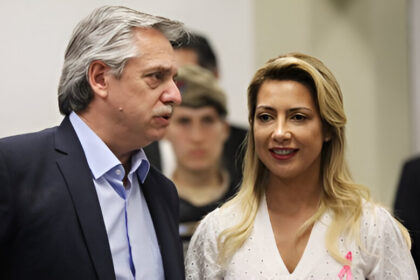 Fabiola Yañez y Alberto Fernández