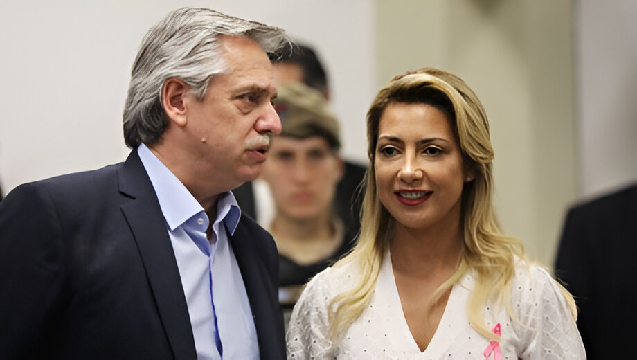 Fabiola Yañez y Alberto Fernández
