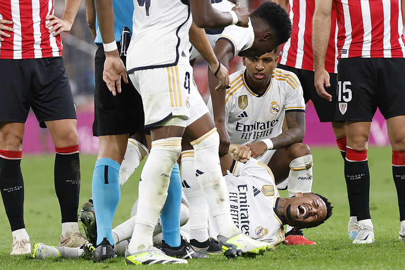 Militão sufre lesión muscular y estará fuera de las canchas por diez días