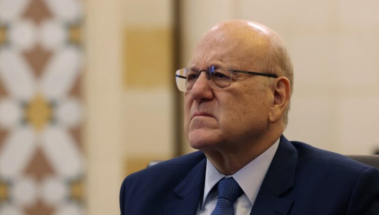 Najib Mikati cancela su viaje a Nueva York por la emergencia en Líbano