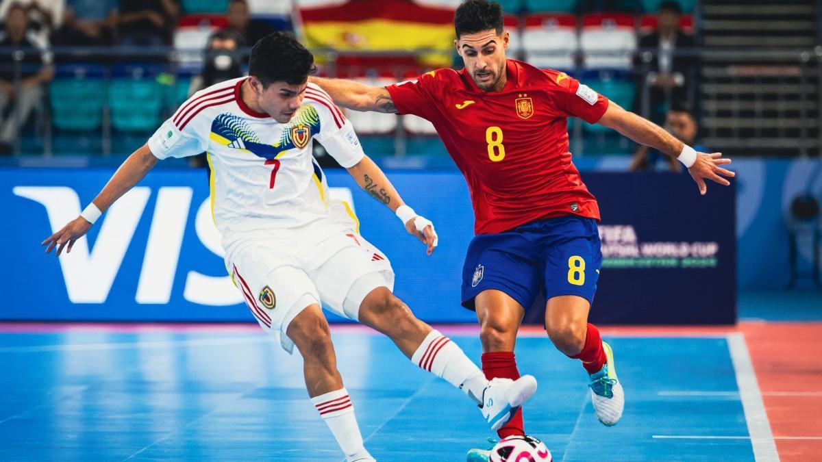 Venezuela derrota a España y avanza a cuartos de final en Futsal