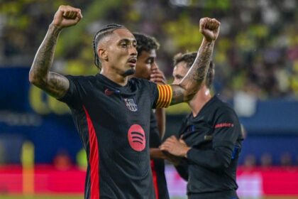 Lewandowski y Raphinha brillan en la sexta victoria culé: 1-5 en La Cerámica