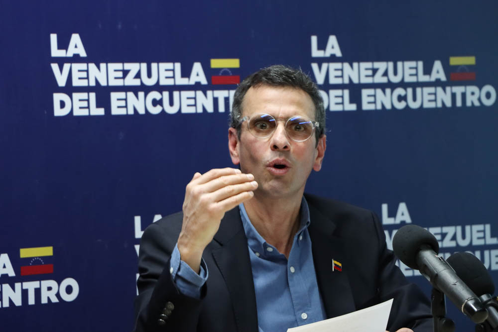 Capriles renuncia a la dirección de Primero Justicia en medio de controversias internas Capriles renuncia a la dirección de Primero Justicia en medio de controversias internas