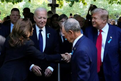 Harris y Trump se encuentran en el 23 aniversario del 11-S tras un intenso debate