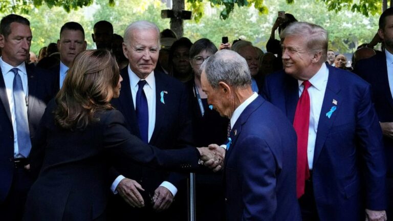 Harris y Trump se encuentran en el 23 aniversario del 11-S tras un intenso debate
