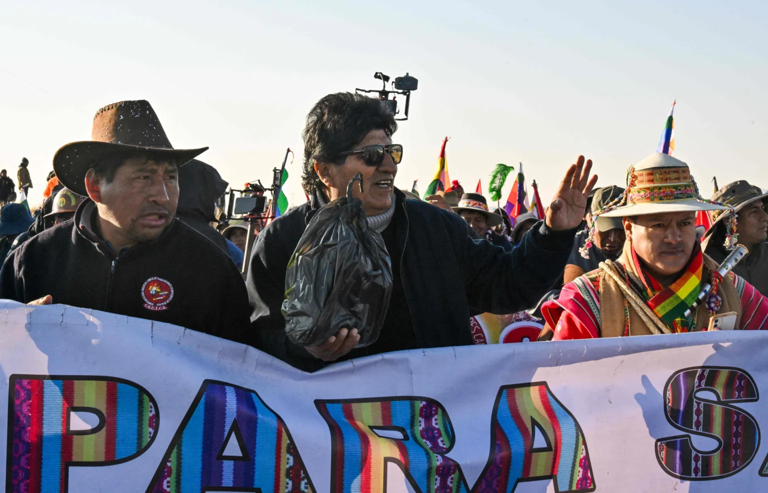 Marcha de Evo Morales llega a La Paz: un desafío directo al presidente Luis Arce Marcha de Evo Morales llega a La Paz: un desafío directo al presidente Luis Arce