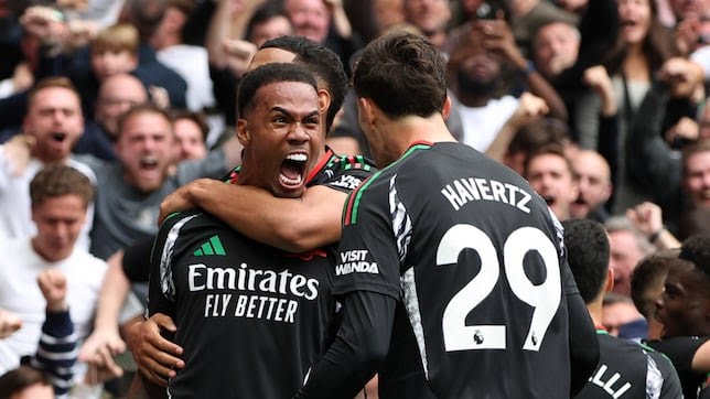 El Arsenal de Mikel Arteta brilla en el derbi londinense al vencer al Tottenham El Arsenal de Mikel Arteta brilla en el derbi londinense al vencer al Tottenham