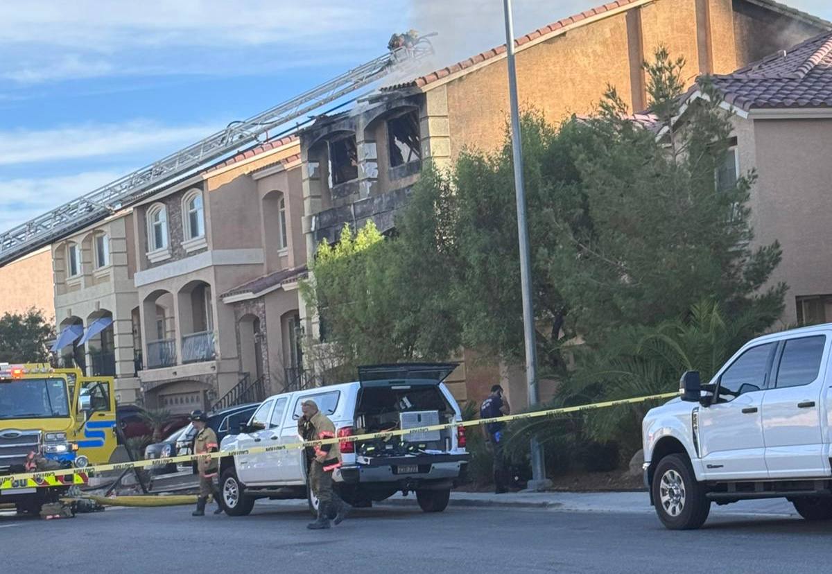 Gran fuga de gas provocó incendio en residencia de Las Vegas, Nevada Las Vegas