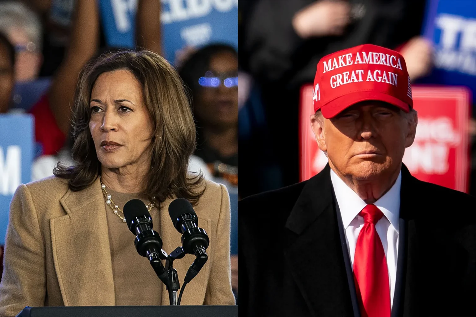 Harris y Trump empatados en las encuestas mientras se intensifica la batalla por los estados clave de EE.UU.