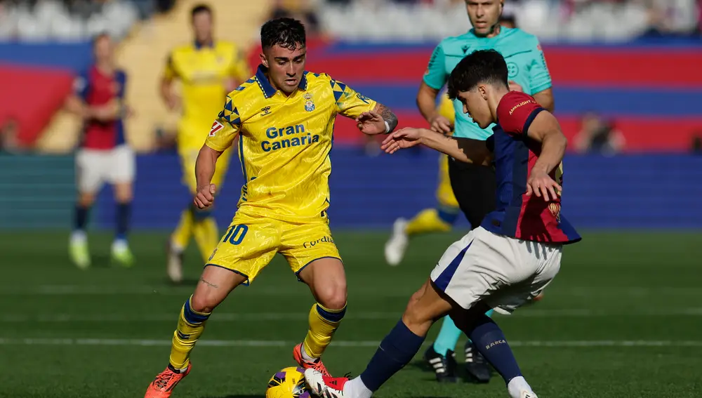 El Barcelona sufre su tercera derrota consecutiva frente a Las Palmas