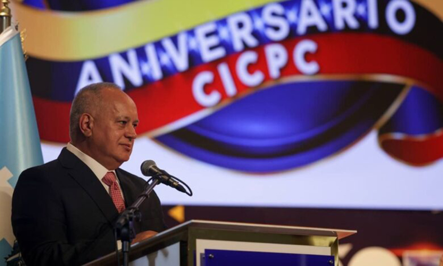 Diosdado Cabello: 'Acabaremos con las bandas criminales en Venezuela'