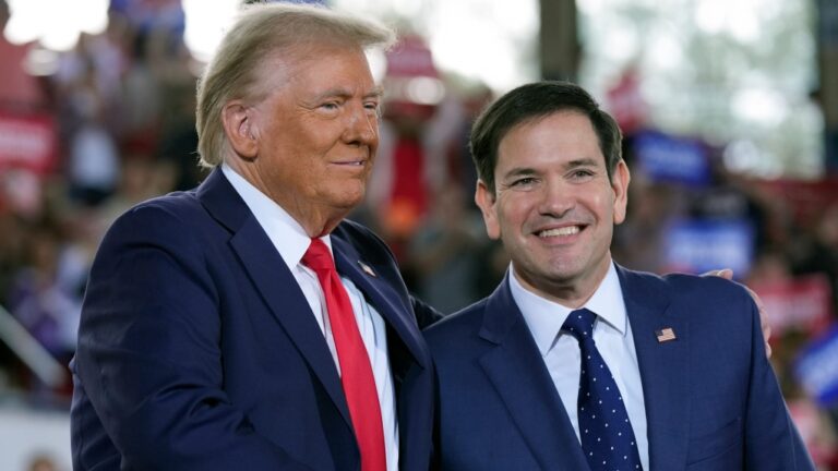 Trump considera al senador Marco Rubio para el cargo de Secretario de Estado