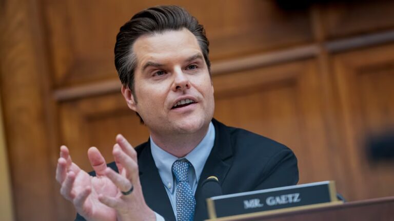 Matt Gaetz renuncia a su candidatura como Fiscal General