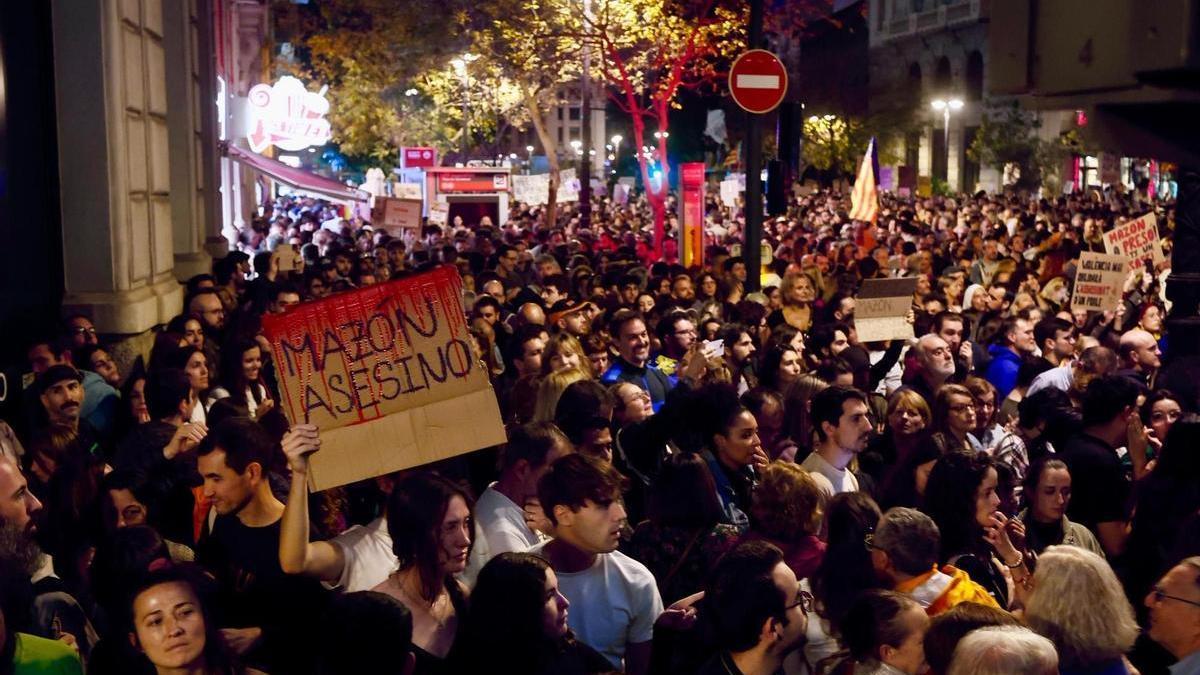 Valencianos exigen la dimisión de Carlos Mazón por su gestión de la catástrofe Valencianos exigen la dimisión de Carlos Mazón por su gestión de la catástrofe