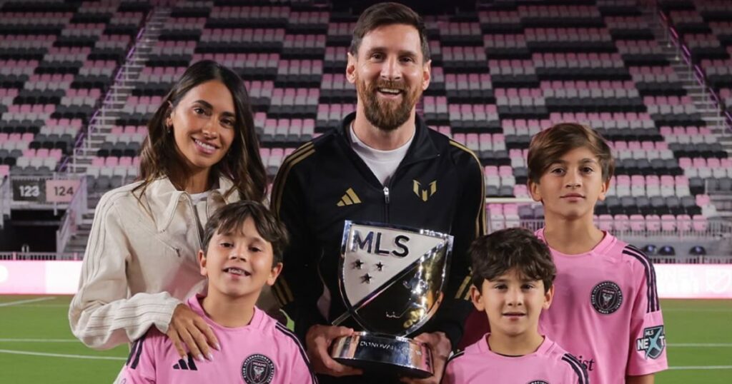 El Inter Miami celebra a Messi como el MVP de la MLS