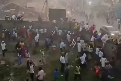 Guinea estampida futbol