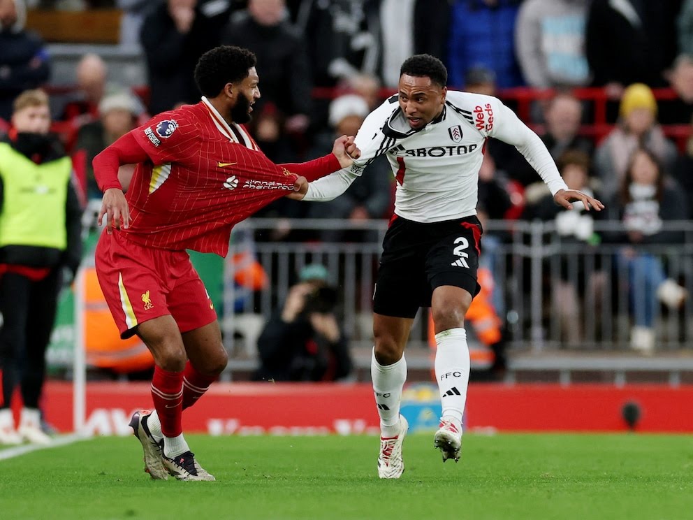 Fulham sorprende a Liverpool y arrebata dos puntos en Anfield Fulham sorprende a Liverpool y arrebata dos puntos en Anfield