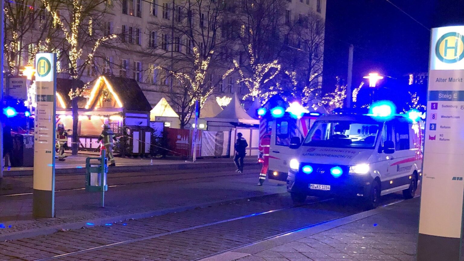Policía alemana arresta a sospechoso tras ataque en mercadillo navideño