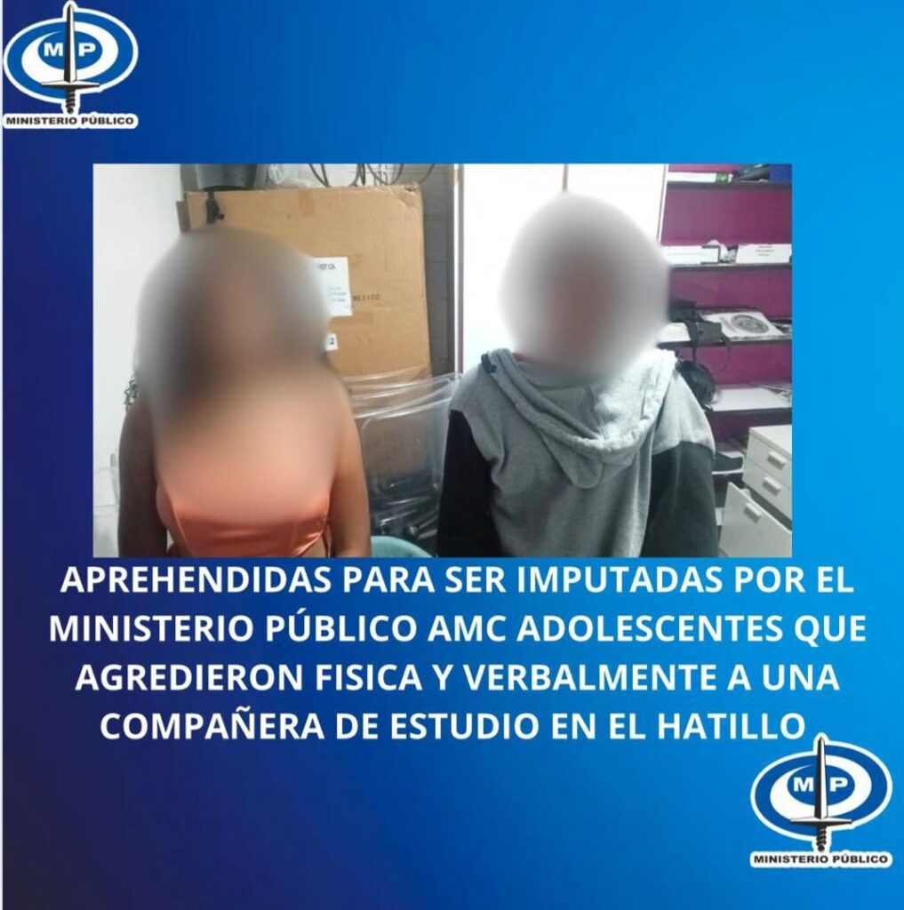 Ministerio Público detiene a jóvenes por el ataque a estudiante de 13 años en El Hatillo Ministerio Público detiene a jóvenes por el ataque a estudiante de 13 años en El Hatillo