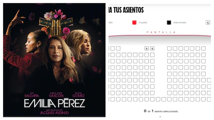 Cines vacíos marcan el estreno de Emilia Pérez a pesar de sus 13 nominaciones al Oscar