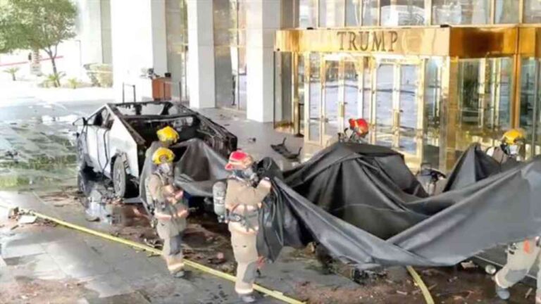 Conductor vinculado a explosión del Cybertruck de Tesla dejó cartas de suicidio criticando a EE.UU.